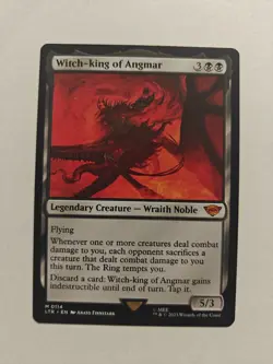 Witch-King of Angmar - MTG - LOTR Lord of the Rings - NM - Image 1