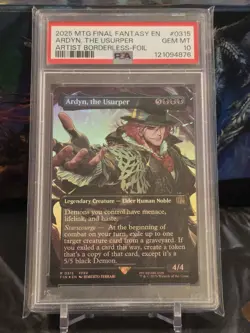 Ardyn, The Usurper (Borderless Foil) MTG Final Fantasy #0315 PSA 10 - Image 1