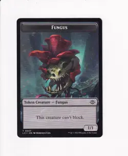 2023 MTG MAGIC THE GATHERING THE LOST CAVERNS OF IXALAN TOKEN FUNGUS - Image 1