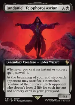 1x Fandaniel, Telophoroi Ascian - Extended NM Eng MTG - Commander Final Fantasy - Image 1