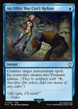 1x An Offer You Can't Refuse NM Eng MTG - Commander Final Fantasy - Image 1