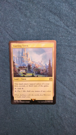 MTG: Starting Town 0289 Non Foil mythic Final Fantasy Near Mint - Image 2