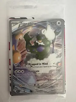 Pokemon Tornadus Pokemon Center Stamped Sealed Promo - White Flare - Image 1