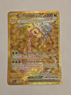 SV08: Surging Sparks Alolan EXEGGUTOR EX Hyper Rare Gold #248/191 Pokemon TCG MT - Image 1