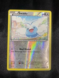 Pokemon TCG Swablu #73 Roaring Skies Reverse Holo NM Common - Image 1