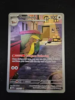Pokemon Gumshoos Full Illustration Rare ME01 MEG Mega Evolution 153/132 NM - Image 1