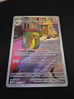 Pokemon Gumshoos Full Illustration Rare ME01 MEG Mega Evolution 153/132 NM - Image 2