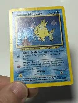 Pokemon Shining Magikarp 66/64 - Neo Revelation Holo M Played Condition - Image 1