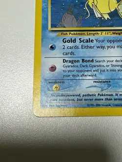 Pokemon Shining Magikarp 66/64 - Neo Revelation Holo M Played Condition - Image 5