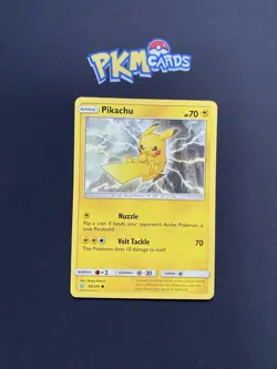 Pokemon TCG Pikachu Cosmic Eclipse 66/236 Regular LP. - Image 1