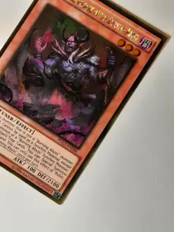 Yugioh Rubic, Malebranche Of The Burning Abyss PGL3-EN046 GOLD RARE 1st Ed MINT - Image 5