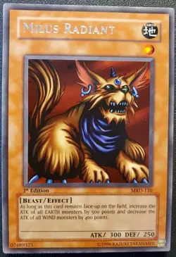Yu-Gi-Oh! Milus Radiant MRD-110 Metal Raiders 1st Edition Vintage 2002 Near Mint - Image 1