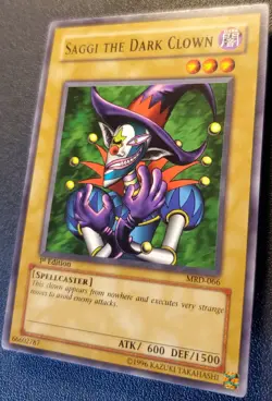 Yu-Gi-Oh! Saggi the Dark Clown MRD-066 Metal Raiders 1st Edition Vintage 2002 NM - Image 3