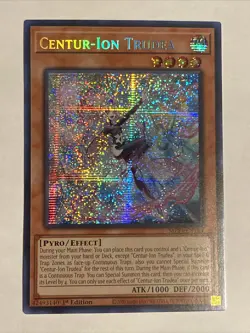 YU-GI-OH! Centur-ion Trudea MP24-EN144 Prismatic Secret Rare NM - Image 1