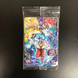 Bandai Super Dragon Ball Heroes Card BM6-ASEC2 Son Goku Holo Sealed Japanese - Image 1