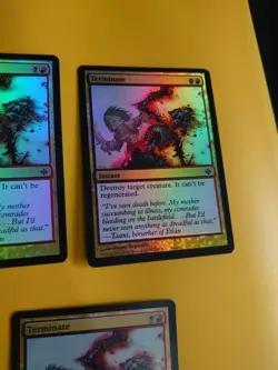 Terminate x3 Instant Alara Reborn. Magic the Gathering FOIL 3 Card. - Image 5