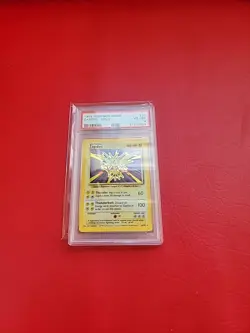 1999 Zapdos Base Set Holo Pokemon Card 16/102 PSA 4 VG-EX Slab & Sleeved - Image 1