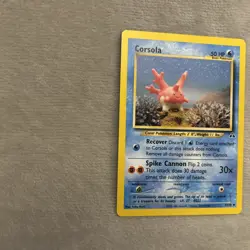 Corsola 37/75 | Neo Discovery | Non Holo Pokemon Card LP - Image 3