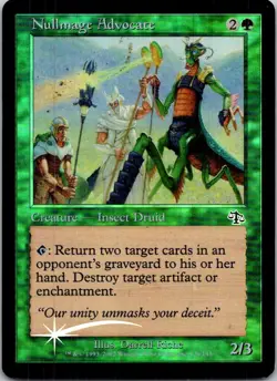Magic the Gathering Foil Nullmage Advocate Judgment MTG Free Shipping! - Image 1