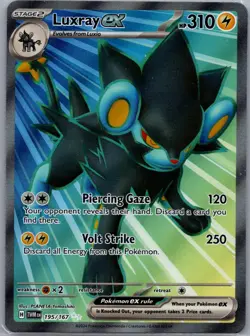 Luxray ex 195/167 SV06: Twilight Masquerade - Pokemon Card - NM - Image 1