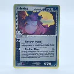 Pokemon TCG Karte - Nidoking | Dragon Frontiers 6/101 - Reverse Holo Rare DE NM - Image 1