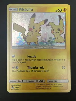 Pokemon 2019 Pikachu SM162 Sun & Moon Black Star Promo Holo Card TCG - Image 1