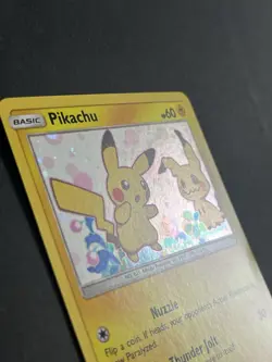 Pokemon 2019 Pikachu SM162 Sun & Moon Black Star Promo Holo Card TCG - Image 3