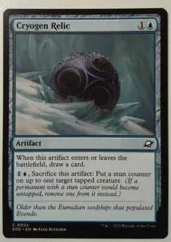 Cryogen Relic *Common* Magic MtG x1 Edge of Eternities - Image 1