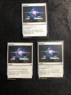 x3 NM Sol Ring Lot Commander Staple MTG TCG (Check Pics) - Image 1