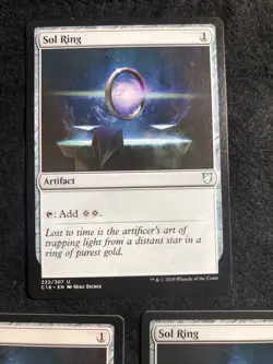 x3 NM Sol Ring Lot Commander Staple MTG TCG (Check Pics) - Image 4