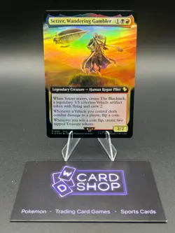 MTG Final Fantasy Setzer, Wandering Gambler Extended Art Foil - Image 1