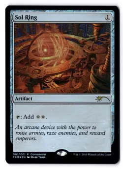 Sol Ring NM* FOIL PROMO Magicfest ENGLISH 001/001 mtg -UnltdCards - Image 1