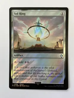 Sol Ring (0359) (Surge Foil) Commander: Final Fantasy Surge Foil NM - Image 1