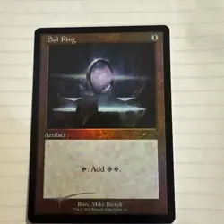 Mtg Sol Ring Retro Foil - Image 1