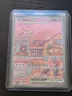 Mew ex SVP 053 Pokemon TCG Scarlet Violet 151 Black Star Promo Full Art | NM - Image 1