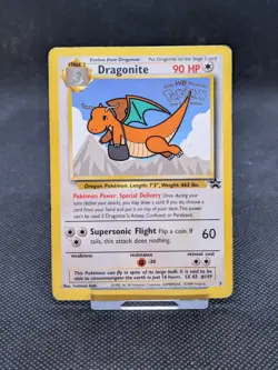 Pokemon Dragonite Black Star Promo 5 WOTC Played - Image 1