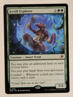 Icetill Explorer Edge of Eternities R0192 Reg. Card NM and Never Played - Image 1