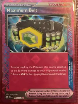 2024 Pokemon SV Temporal Forces TEF EN Maximum Belt #154/162 - Image 1