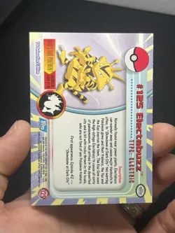 2000 Pokemon ELECTABUZZ #125 Non-Holo Topps TV Animation Series 3 - Image 4