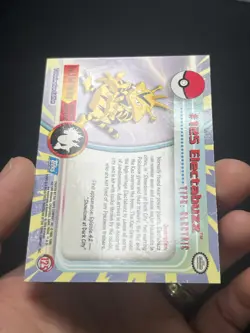 2000 Pokemon ELECTABUZZ #125 Non-Holo Topps TV Animation Series 3 - Image 5