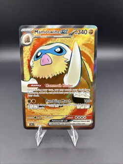 Pokemon TCG Mamoswine EX 174/159 Journey Together Ultra Rare - Image 1