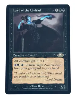 Lord Of The Undead Planeshift MTG Vintage Rare Magic The Gathering - Image 1