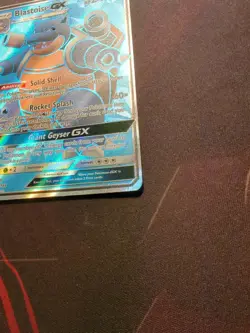 Heavily Played, English Pokemon Holo Blastoise GX - SM189 - SM Black Star Promo - Image 2