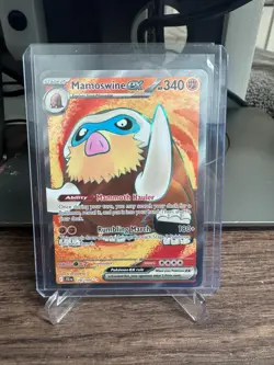 Mamoswine ex 174/159 Journey Together Ultra Rare Full Art Pokemon - Image 1