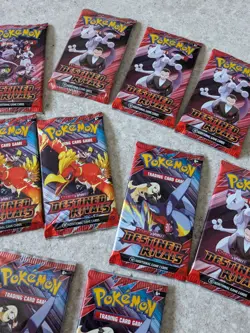 15x Pokemon TCG Destined Rivals English Booster Pack Bundle - New & Sealed Packs - Image 3