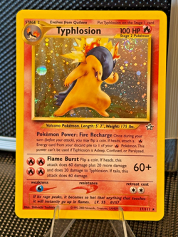 Pokemon - Neo Genesis 2000 - Typhlosion [Holo Rare] #17/111 NM-MT - Image 1
