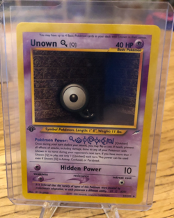 Pokemon Neo Destiny Unown [Q] Uncommon 59/105 | Very Good Condition - Image 1