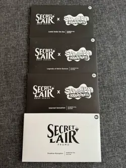 MTG Secret Lair SpongeBob Bundle Foil Edition + Promo New & Original packaging - Image 1