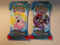 Pokemon Journey Together & Temporal Forces Sleeved Sealed Pack Lot ( 5 ) - Image 4