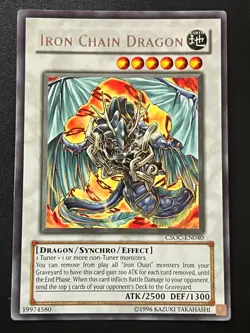Iron Chain Dragon CSOC-EN040 Rare Unlimited Near Mint Yugioh - Image 1